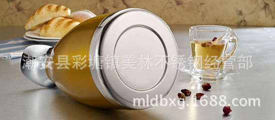 【不銹鋼歐式咖啡壺 保溫壺 保溫瓶 多彩壺】價格,廠家,圖片,餐具套裝,潮安縣彩塘鎮美林不銹鋼經營部-